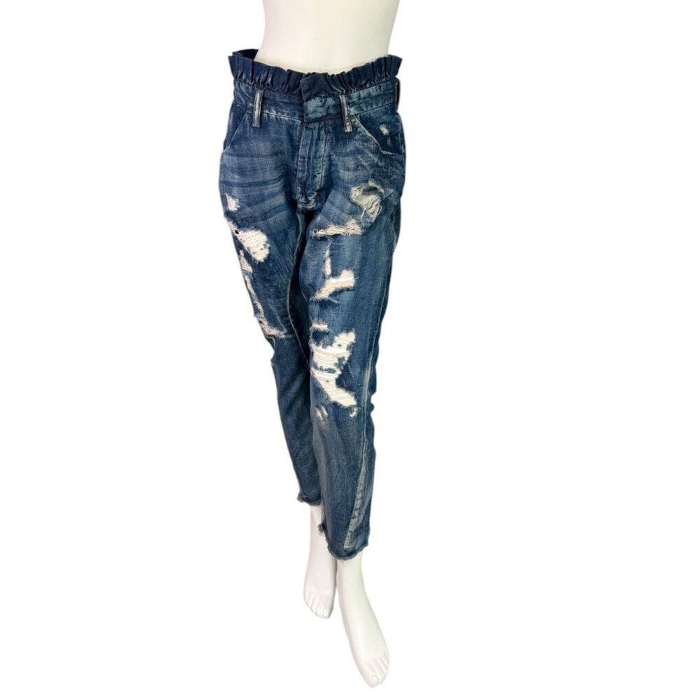One X Teaspoon Denim Jeans Le Cults Low Waist Drop Crotch Slouch $180 Size 26